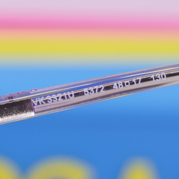 Versace Kids VK3321U 5372 Cat Eye Eyeglasses 48mm - Pink Transparent - Picture 9 of 10